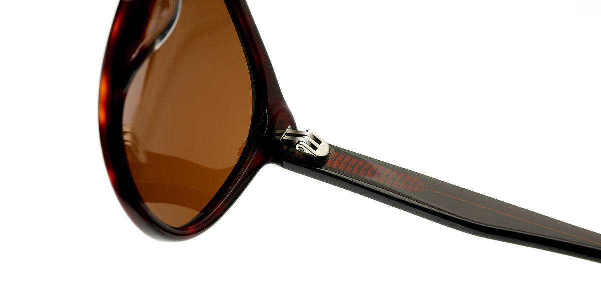 Pattern Wine Red + Amber Polarized Lenses (SG4622-2)