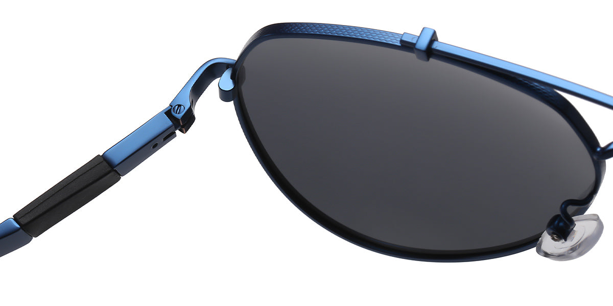 Black Blue + Dark Gray Polarized Lenses (SG4414-102)