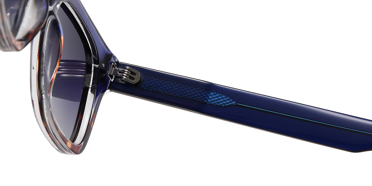 Pattern Tortoiseshell + Gradient Gray Polarized Lenses (SG6028-4)