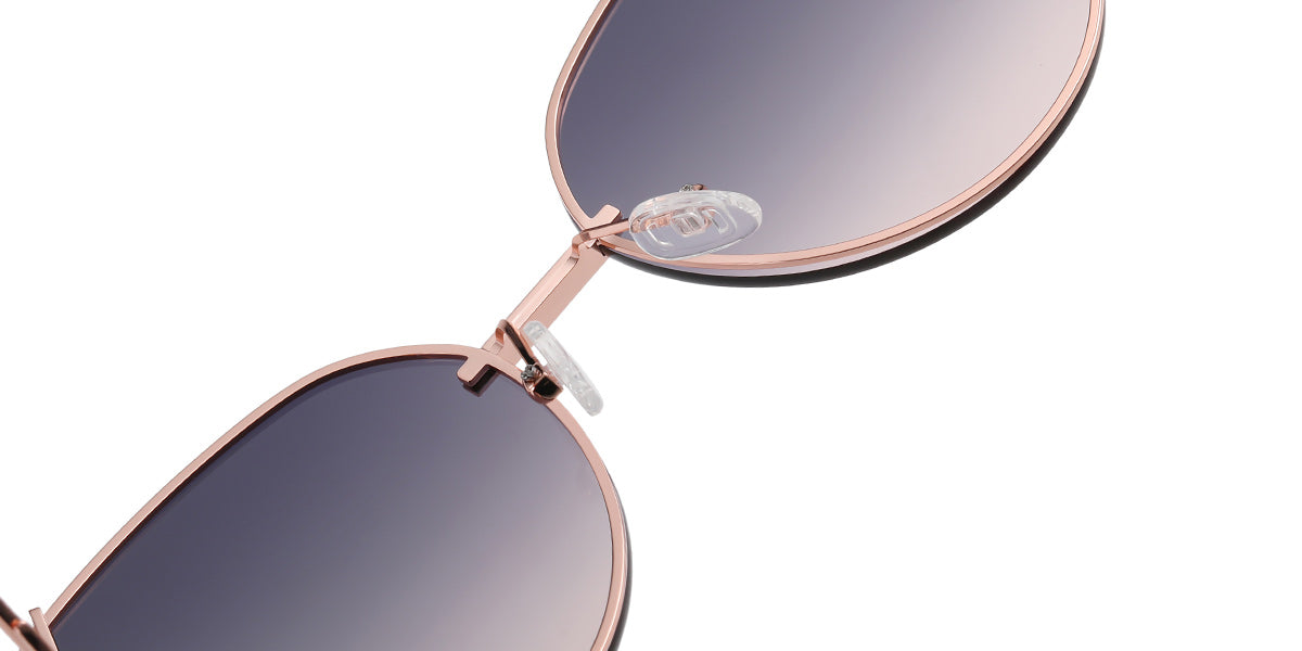 Rose Gold + Gray-Pink Polarized Lenses (SG5311-2)