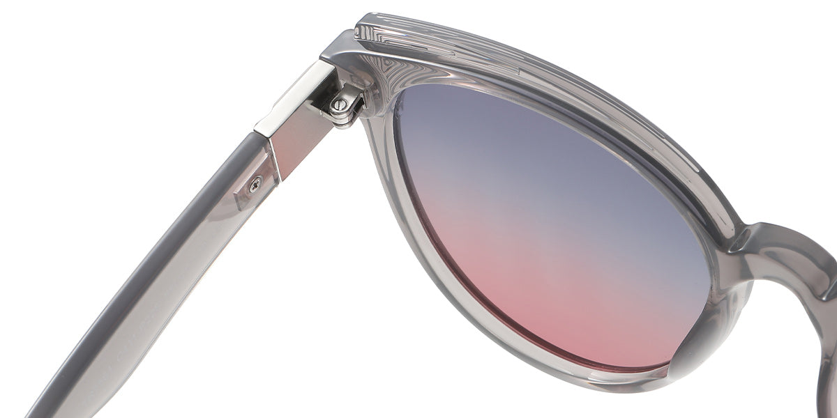 Translucent Gray + Gray-Pink Polarized Lenses (SG5404-411)