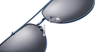 Black Blue + Dark Gray Polarized Lenses (SG4414-102)